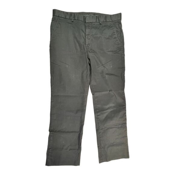 Express Design Studio Men's Straight Leg Producer Dress Pants Black Size 34/32 - Picture 1 of 7